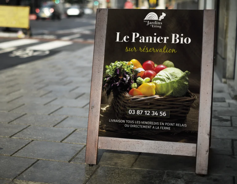 le panier bio presentoir