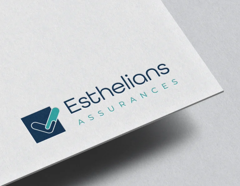 mockup logo esthelians VF