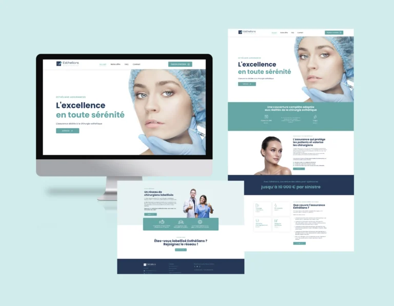 mockup site esthelians copie